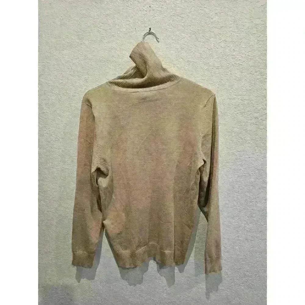 Calvin Klein tan turtle neck. Size large.